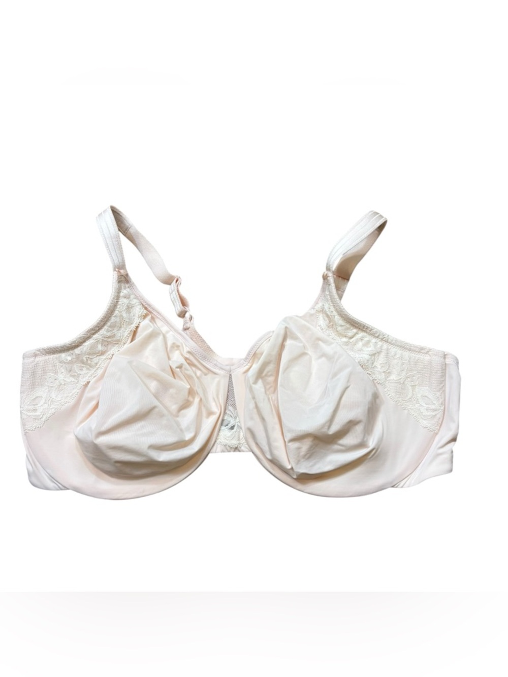 Olga Pale Pink Underwire Lined Bra Size 42DD